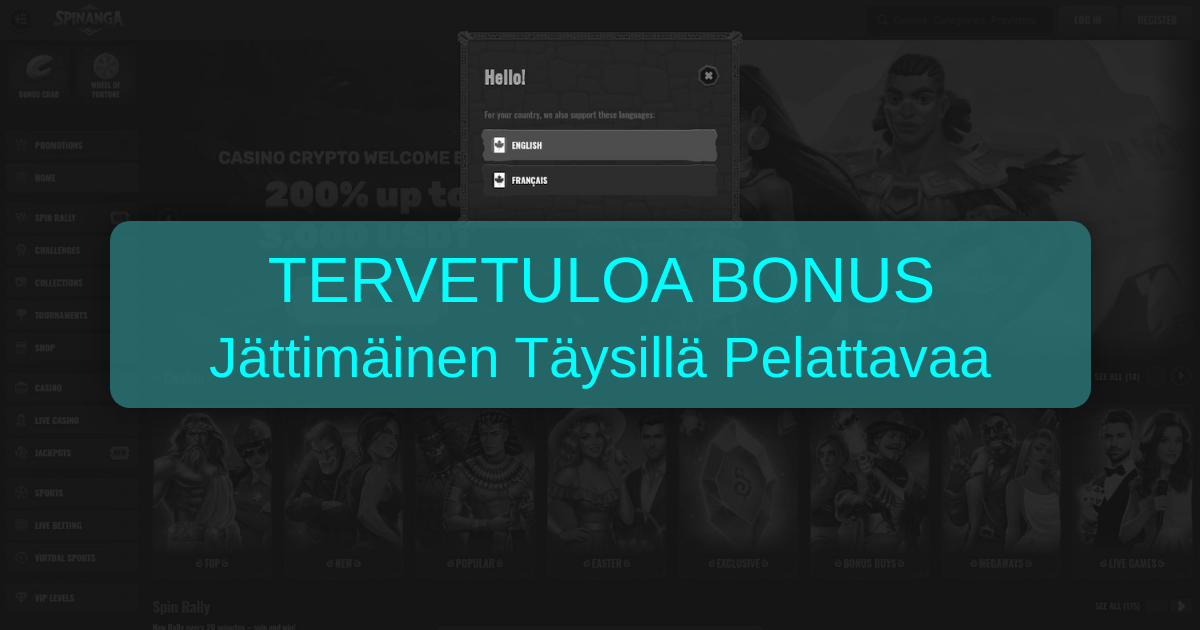 Spinanga Casino Suomessa